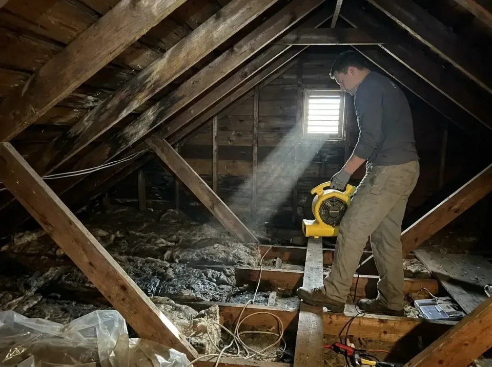 attic-water-damage-drying-proc-007 — frequently asked questions, Emergency Water Extraction & 24/7 Flood Response in Ingram,…